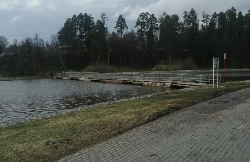 Проход по понтонному мосту снова открыт