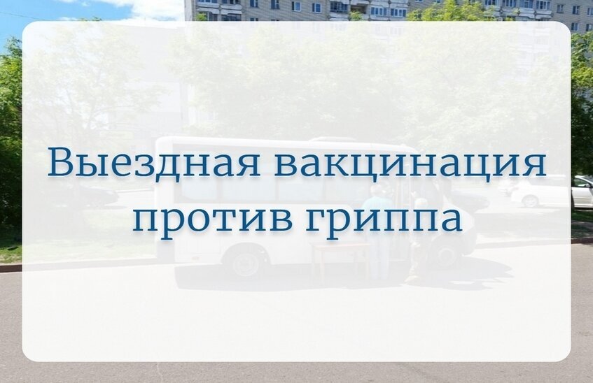 Выездная вакцинация против гриппа пройдёт в сентябре в Сарове